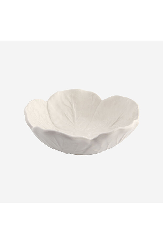 Cabbage White Ceramic Soup Bowl 12 cm