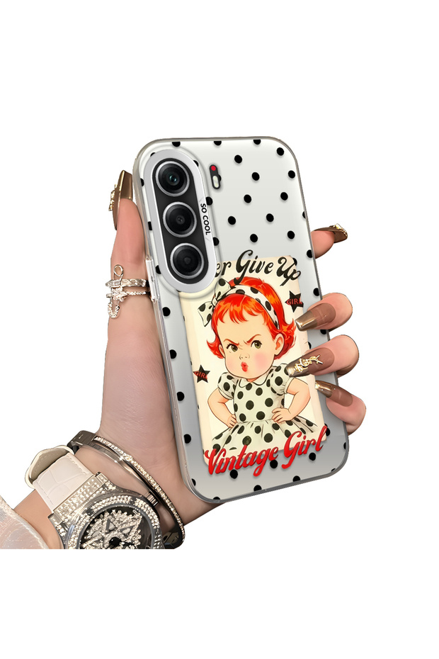 Tecno Camon 40 Pro 5g(Cm7) Compatible Hard Acrylic Back Silicone Edge Lens Protection Case