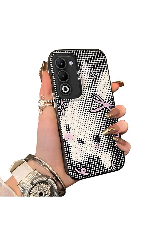 Oppo A5 4G/5G Compatible Hard Acrylic Back Silicone Edge Lens Protection Case