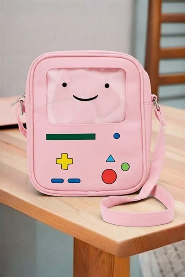 حقيبة جانبية للجنسين من Pink BMO Adventure Time