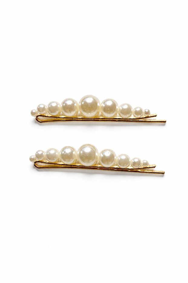 In-Line Pearl Single Buckle Set 2 Pieces