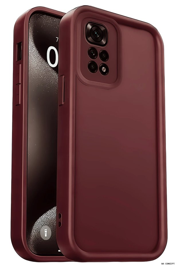 Concepta Redmi 10 2022 Case Viera Silicone (162941) - Burgundy
