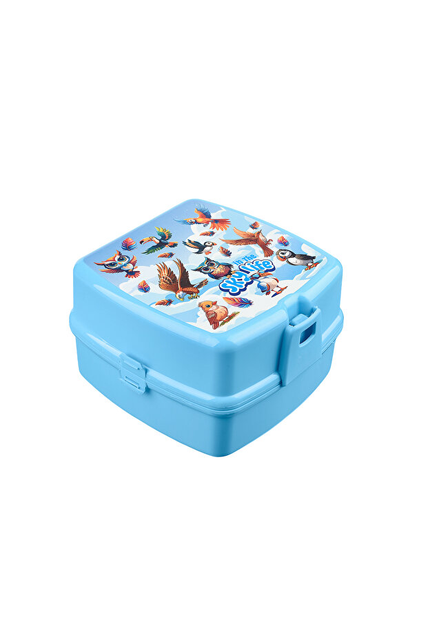 Cute Birds Two-Tier Feeding & Storage Container
