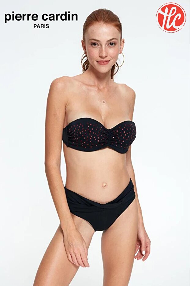 Strapless Covered Bikini Suit 217310 Black