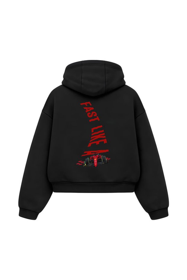 Oversize Unisex Hooded Sweatshirt Hoodie with Special Design for Formula 1 Enthusiasts