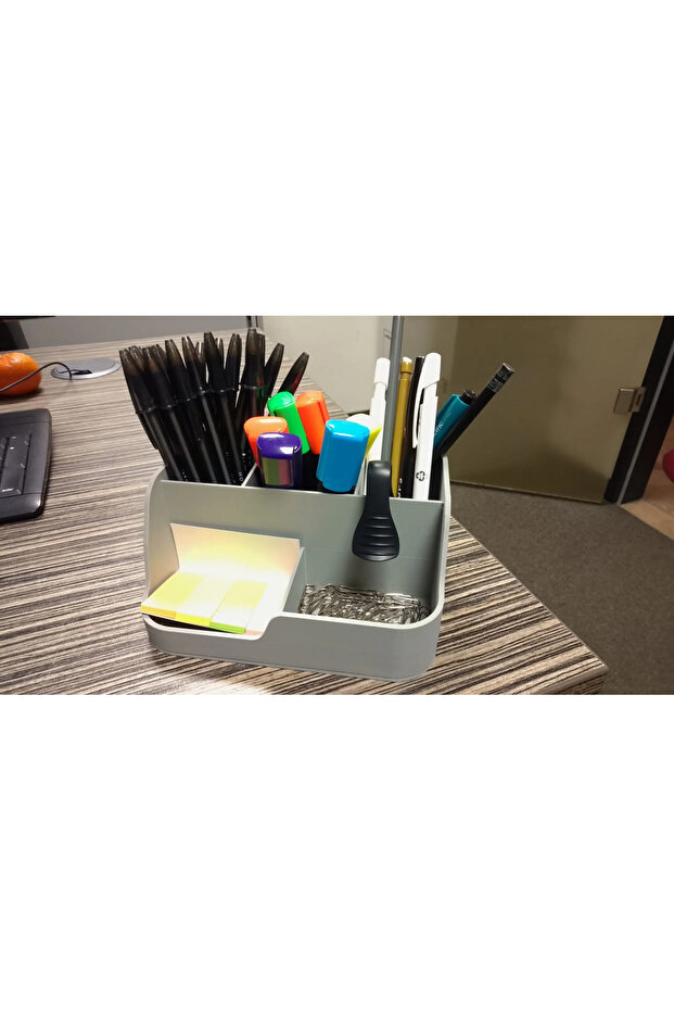 Desktop Organizer Pen Holder Multi-Compartment Pen and Stationery Organizer Tray
