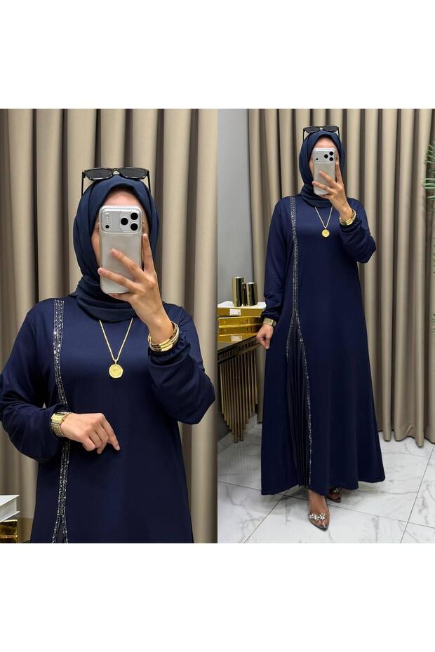 Pilized Stone-Embellished Dress