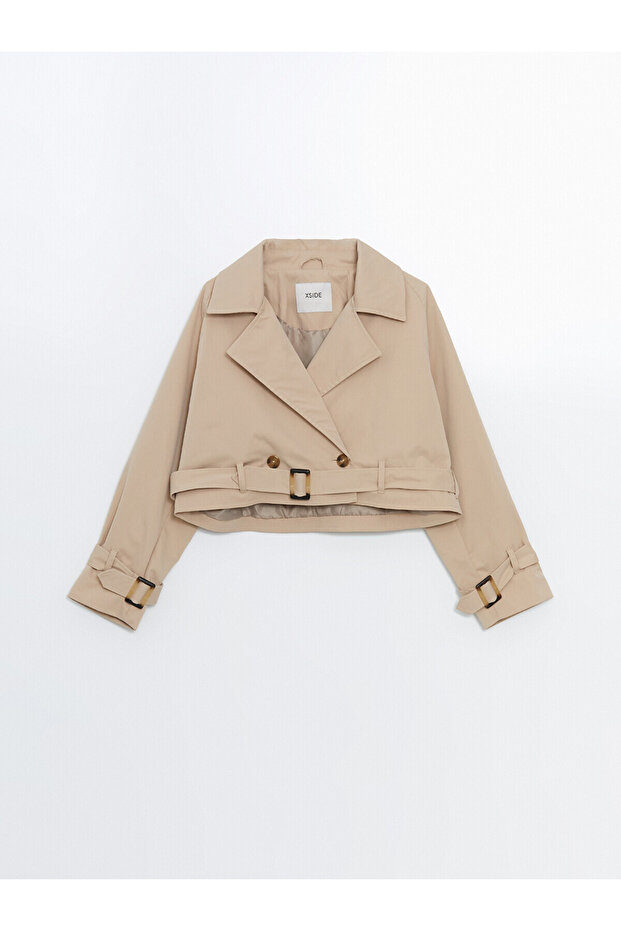 Nevavm Jacket Collar Oversize Women's Trench Coat