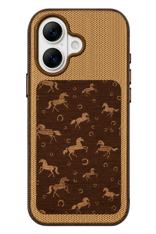 iPhone 16 Royal Magneticsave Cover Compatible with Apple - Brown
