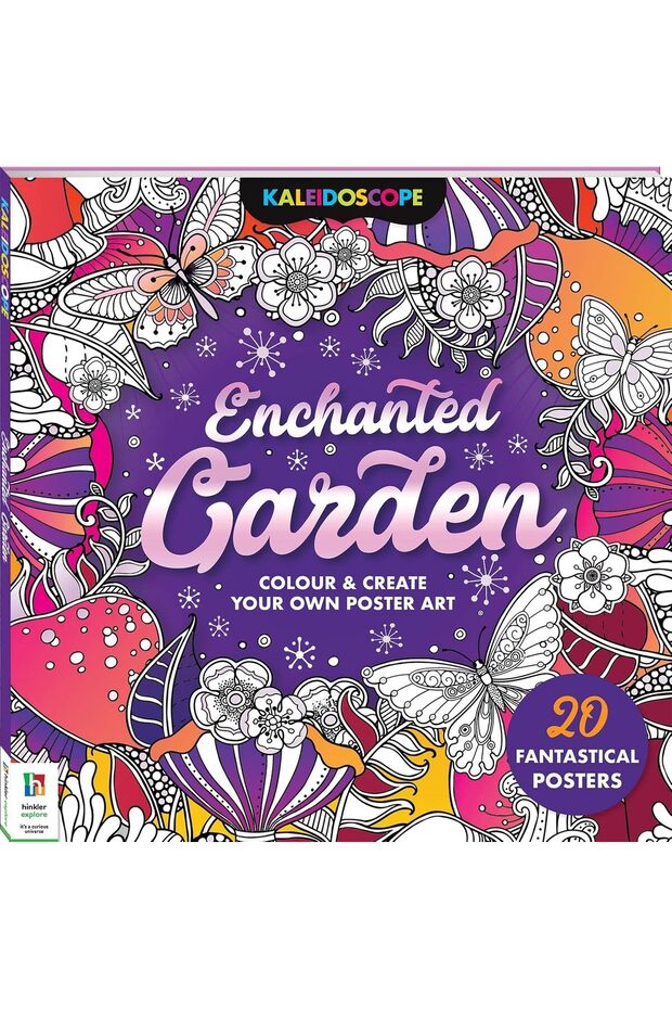 Kaleidoscope Coloring Enchanted Garden