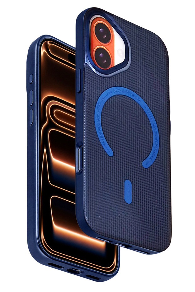 iPhone 17 Hbc-461 Olivine Magneticsave Cover Compatible with Apple - Blue