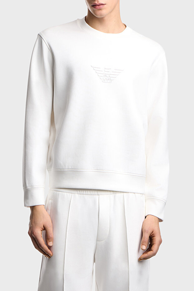 Cotton Regular Fit Crew Neck Sweat Men's Sweat Em004541 Af10013 M0306