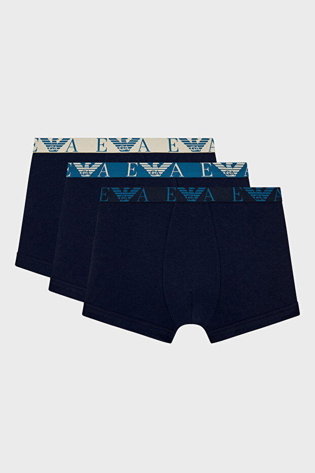 3 Pack Boxer Men's Boxer with Logo Em000259 Af25018 Mb139