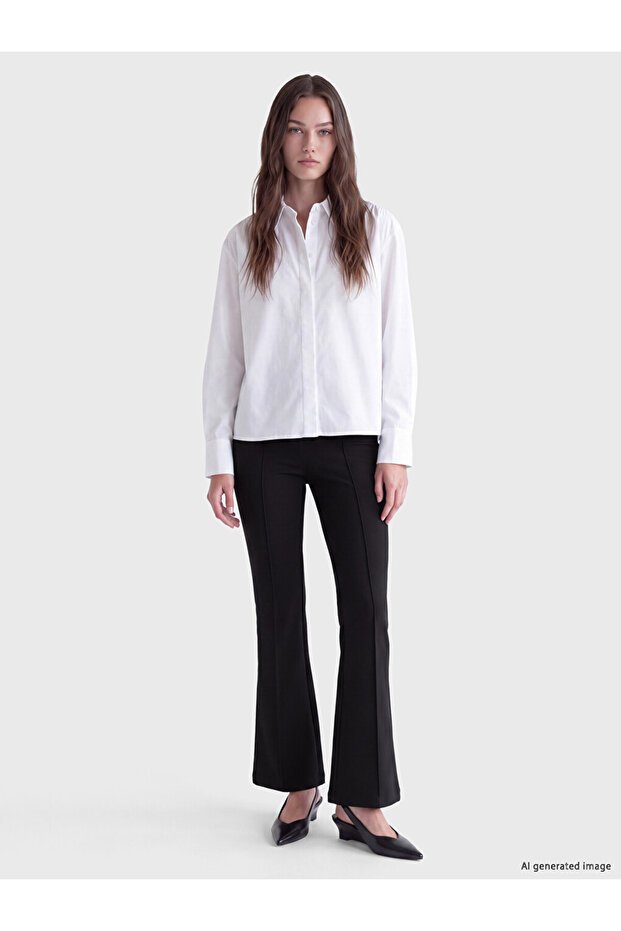 Esvab • Modern & Distinctive Slim Fit Spanish Flare Women's Pants