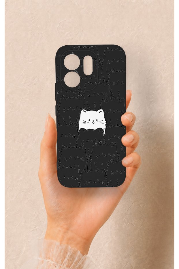 Vivo V70 5g Compatible Many Cats Patterned Silicone Case