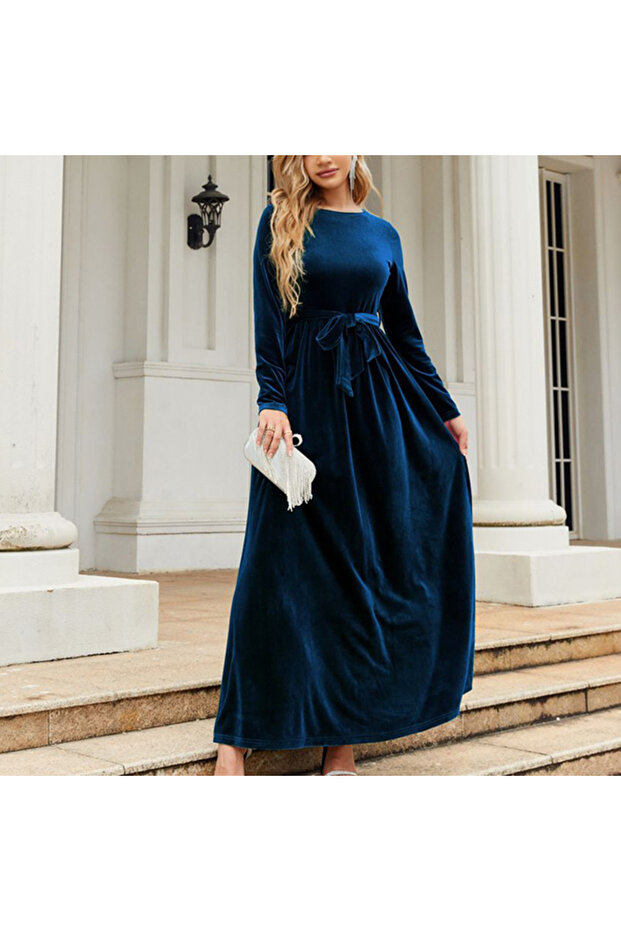 Women's Blue Maxi Dress