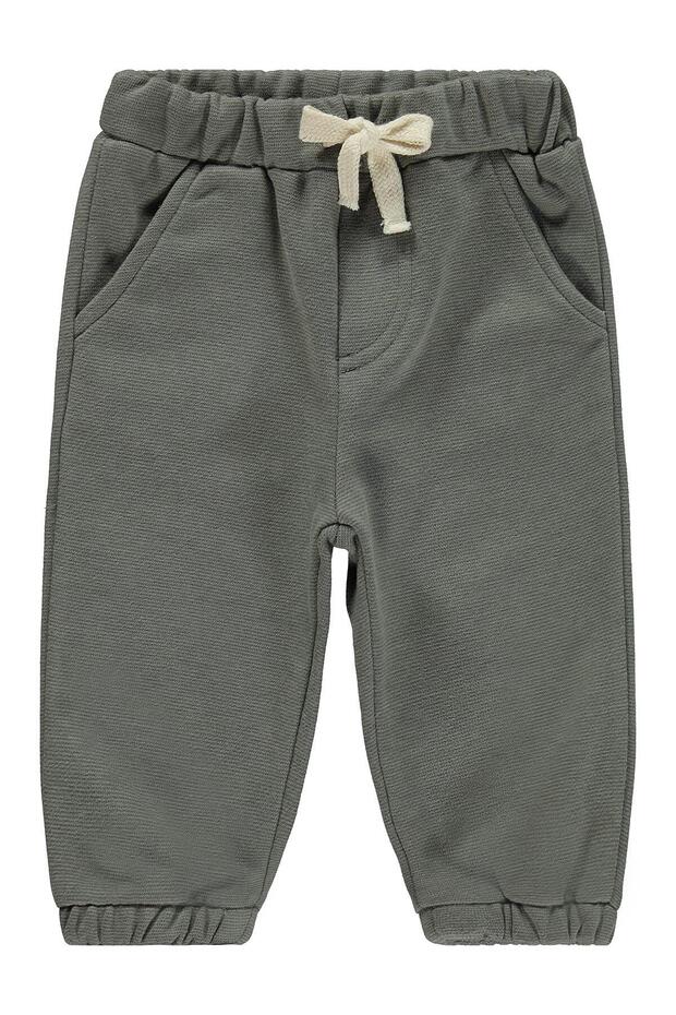 6-18 Months Sweatpants with Back Pockets - Green