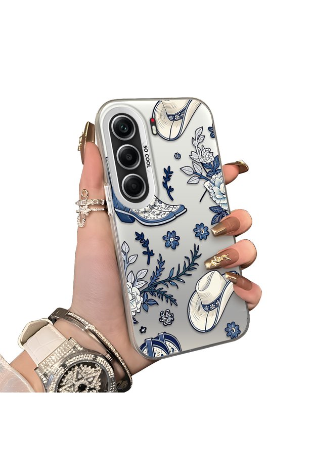 Tecno Camon 40 Pro 5g(Cm7) Compatible Hard Acrylic Back Silicone Edge Lens Protection Case