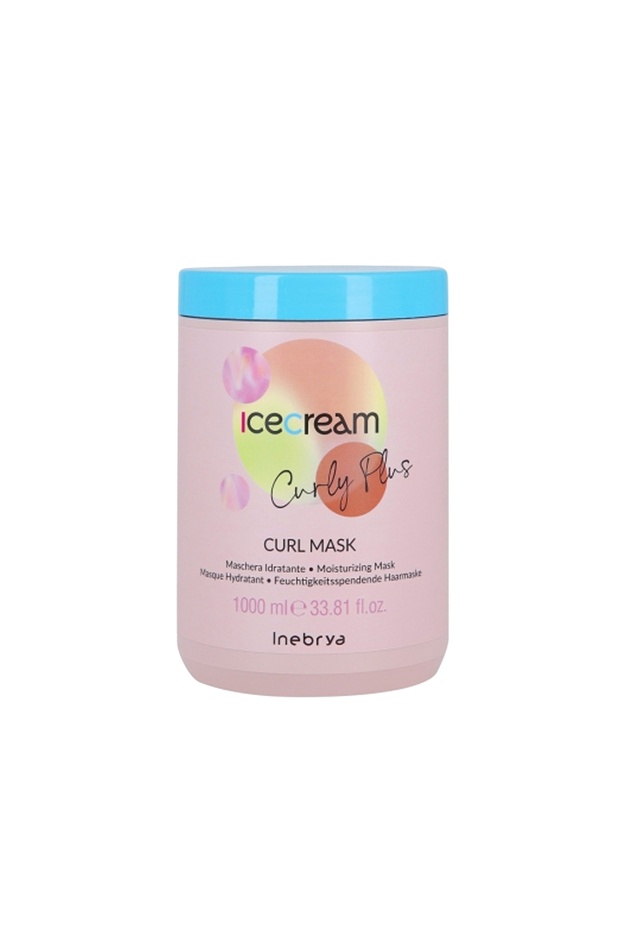 Moisturizing Hair Mask for Curly and Wavy Hair 1000 ml - Curl Plus Elasticity Mask