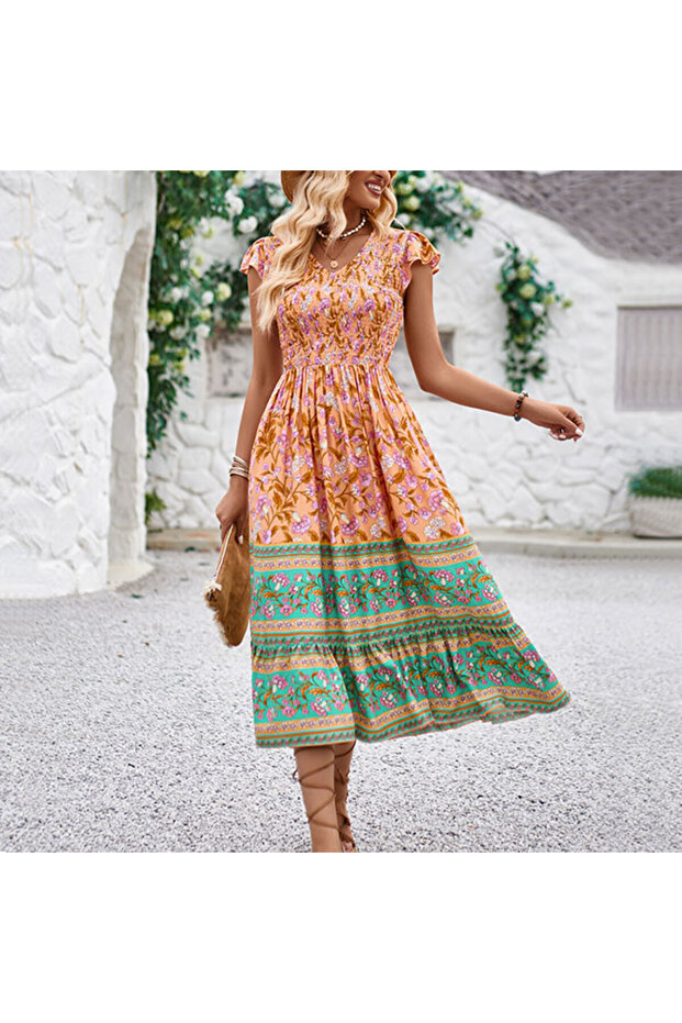 Women's Floral Maxi Dress