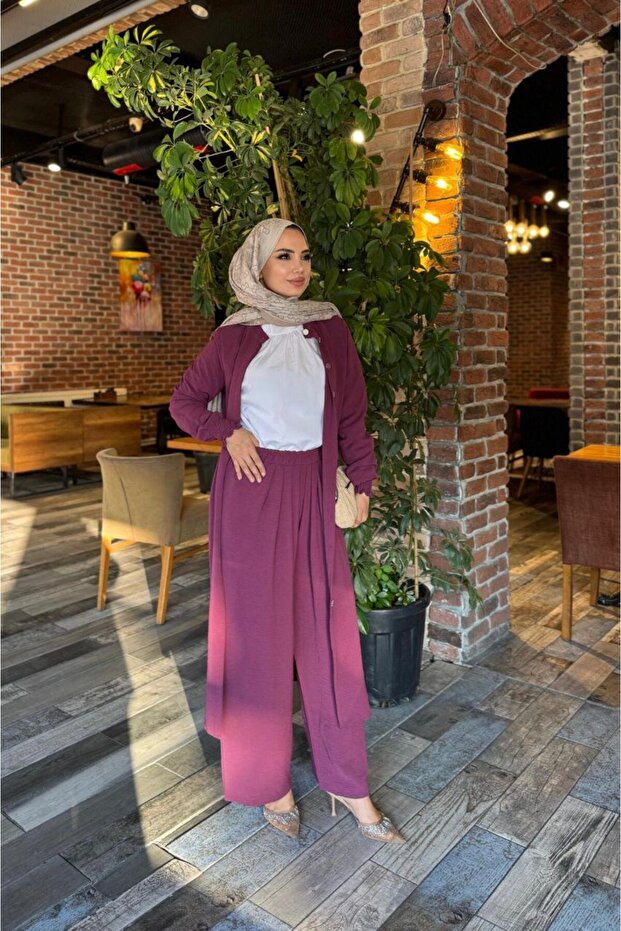 Tunic pants suit