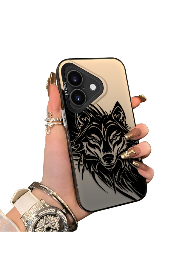 حافظة حماية للعدسات من السيليكون الصلب الأكريليكي المتوافق مع iPhone 17 من نوع Kurt