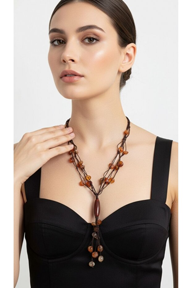 Natural Stone Women's Necklace