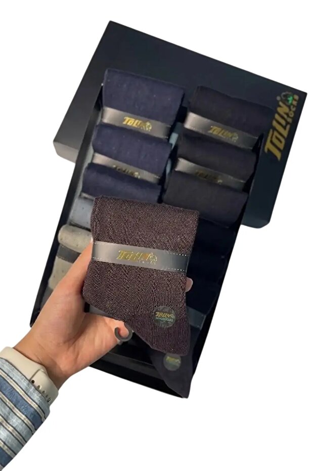 Men's 12-Pack Bamboo Socks 14265