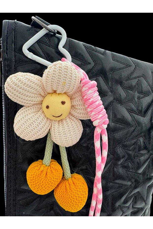 Papatya Bag Charm-Keychain