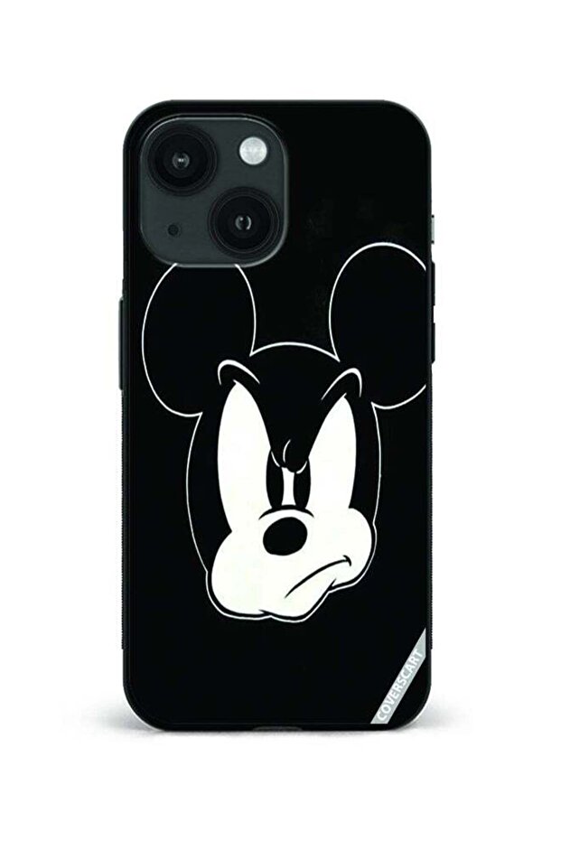 Protective Case Cover For Apple iPhone 13 Mickey Design Black