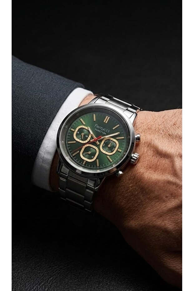Fcf.03422K.04 Functions Active Steel Case Men's Wristwatch