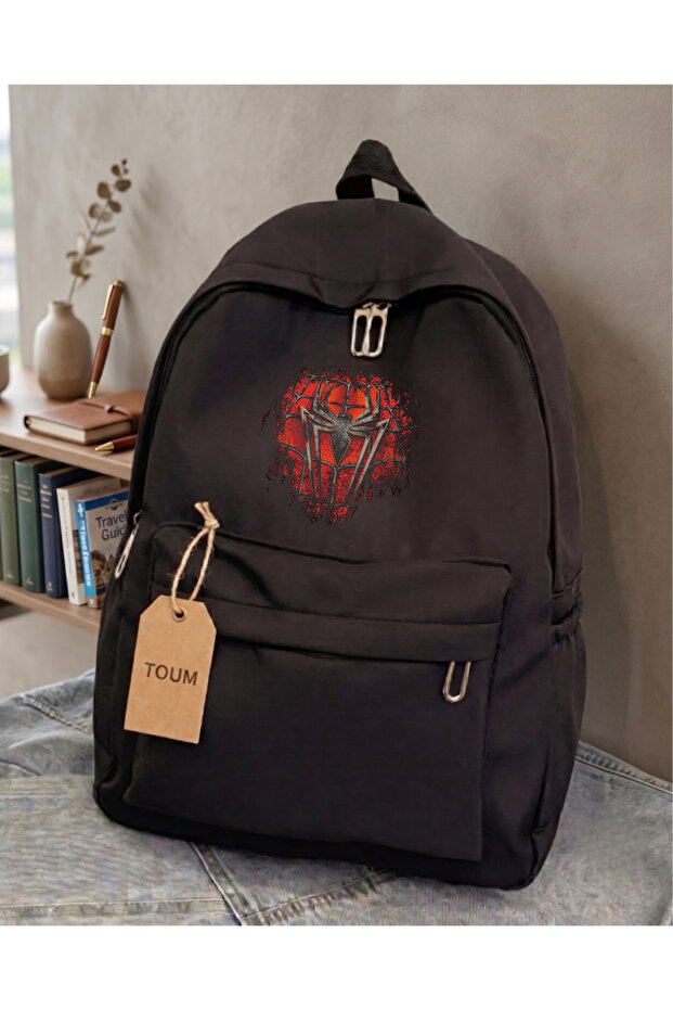 Spider Printed School, Course, Course Backpack