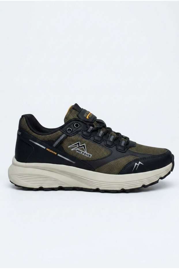 Men's Khaki Outdoor Sports Shoes Comfortable Sole Trekking Hiking and Daily Shoes 2893