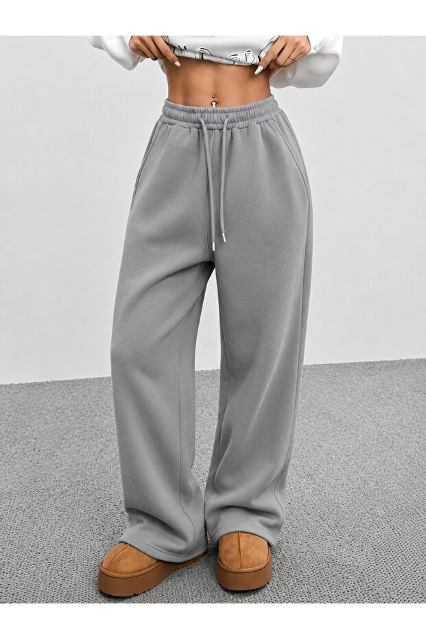 Women's Winter Baggy Straight Sweatpants
