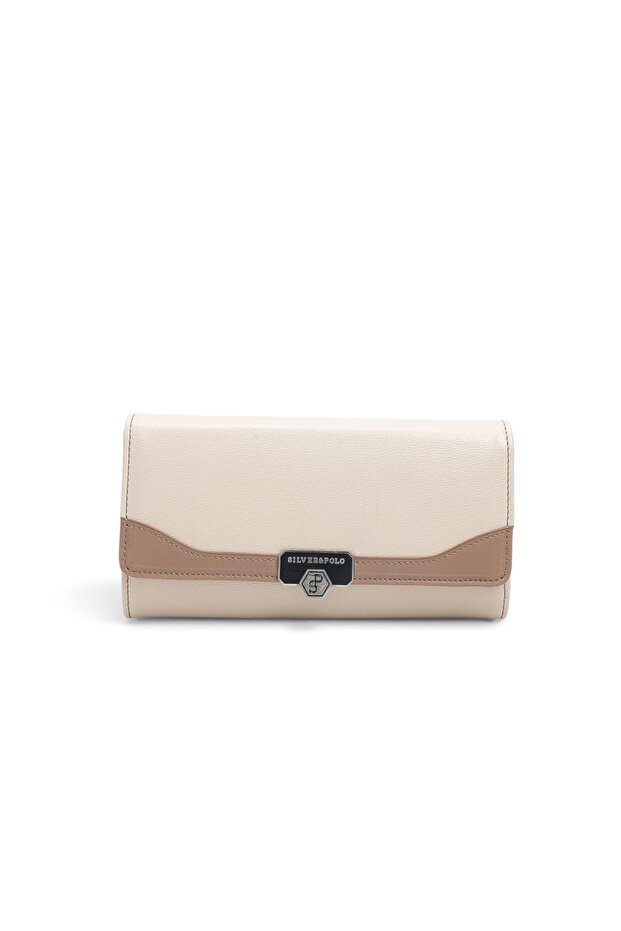 Beige - Latte Plain Women's Wallet and Card Holder Sp979