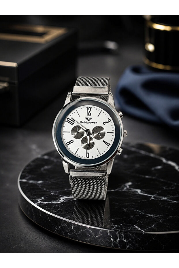 Unisex Wristwatch with Wicker Magnet Strap (Fits Any Wrist)