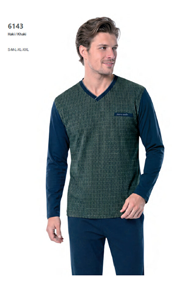 Men's Cotton Jacquard Pajama Set