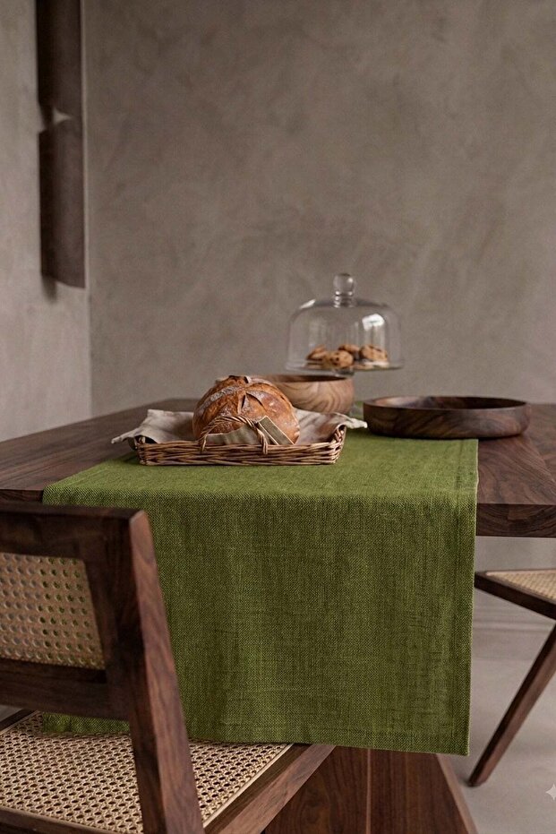 Linen Cotton Runner 40X130 Washed Table Runner