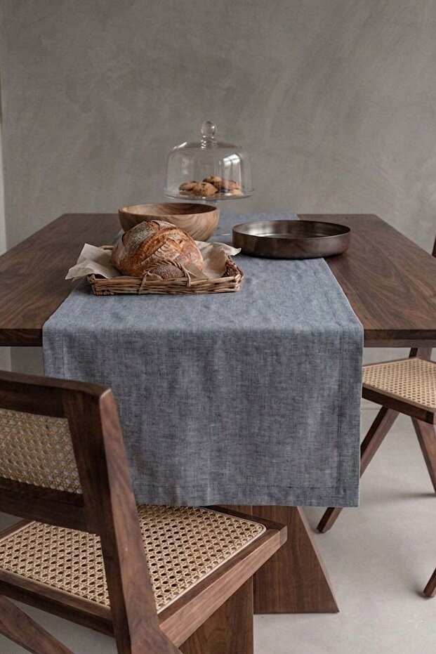 Linen Cotton Runner 40X130 Washed Table Runner