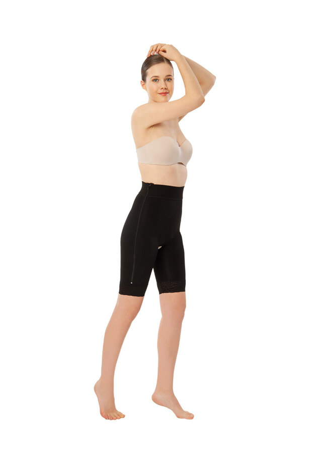 220 Zippered Waist - Above Knee Liposuction Corset