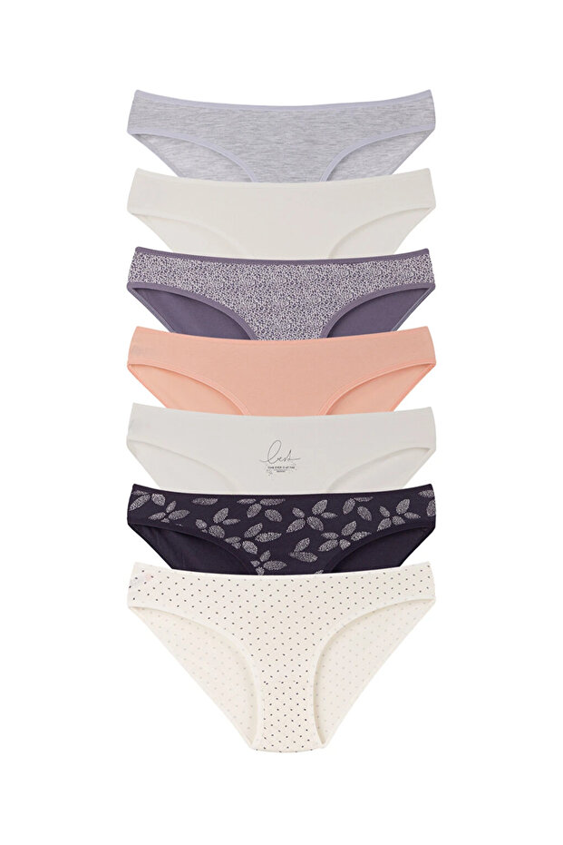 Mixed Cotton Women's Panties 7-Pack