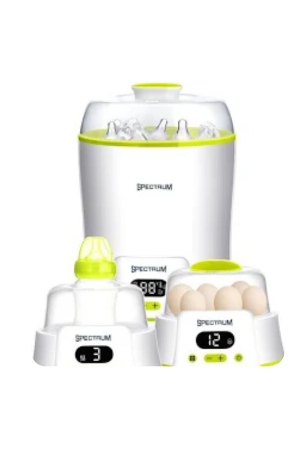 Digital Multi-Function Smart 5-in-1 Baby Bottle Steam Sterilizer & Warmer for Newborns