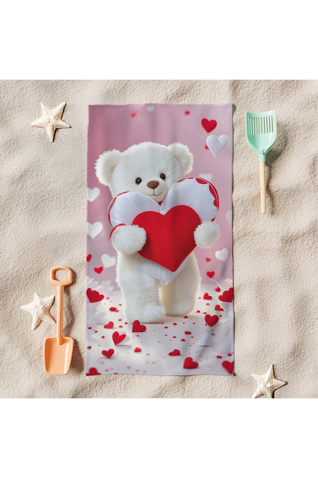 Cute Bear Beach Towel M74