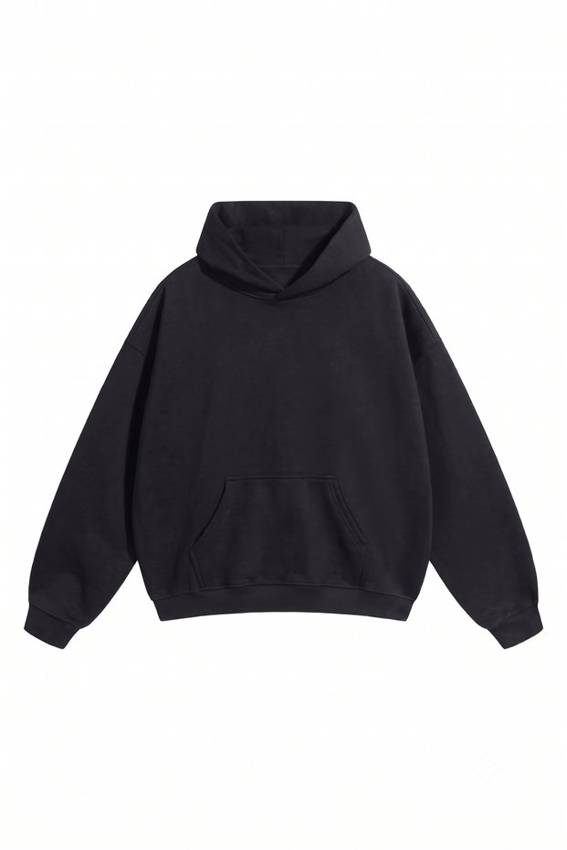 Unisex Men'S/Women's Oversize Cotton Hooded Sweatshirt