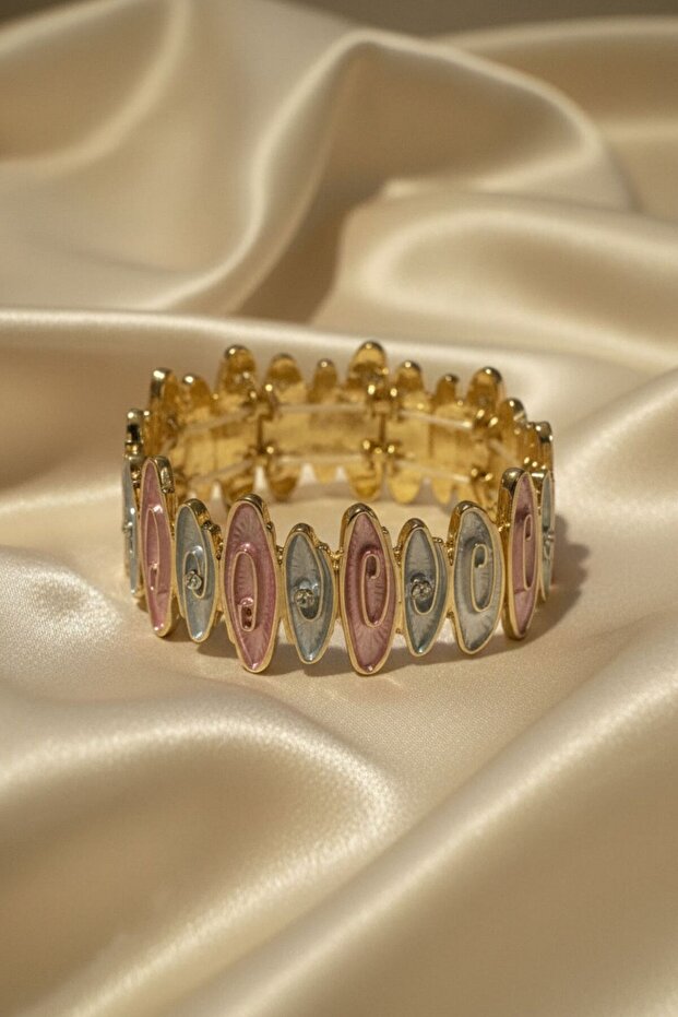 Colorful Elastic Zircon Stone Detailed Bracelet