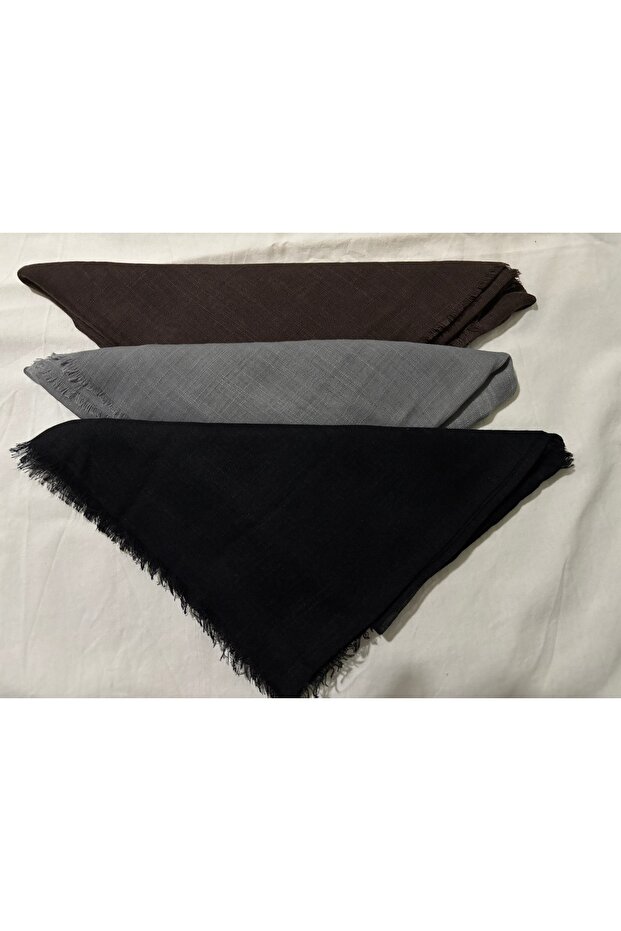 Flamlı Eşarp 3lü Set
