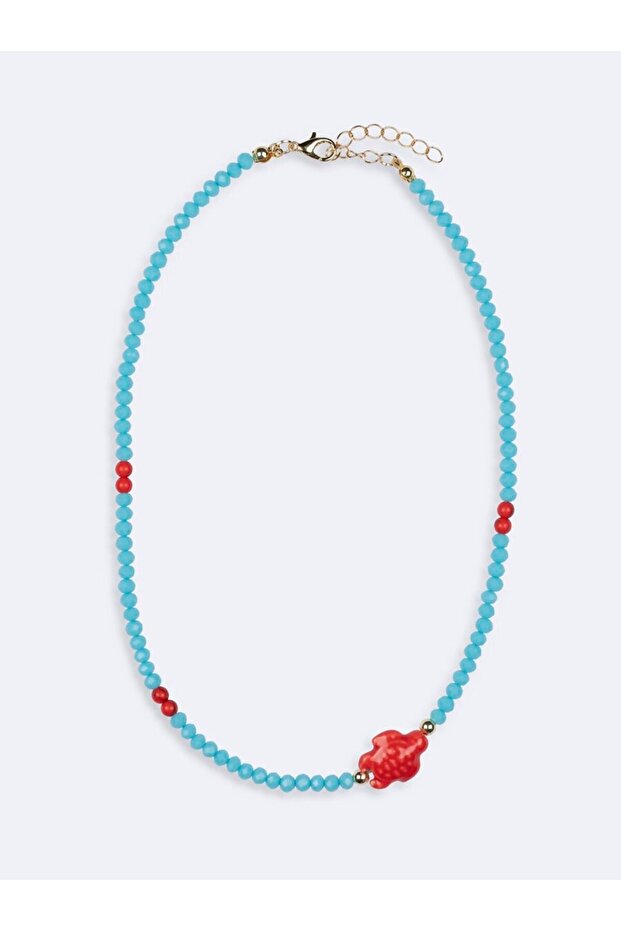 Blue Beaded Necklace