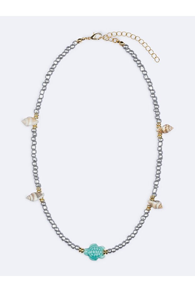 Blue Beaded Necklace