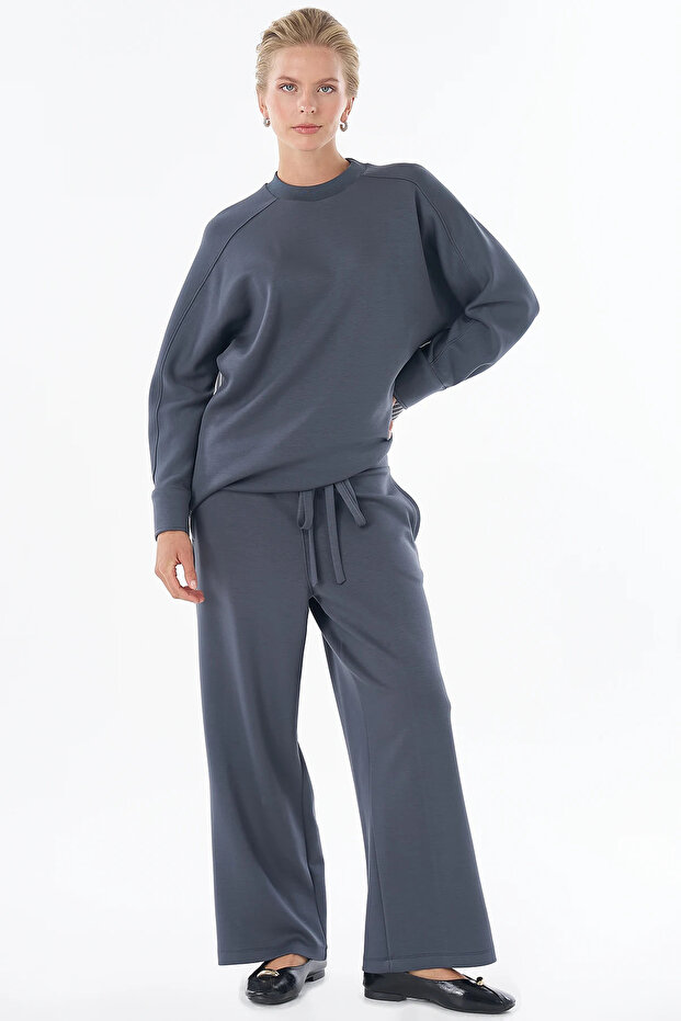 Accessory Buttoned Double Suit Smoked