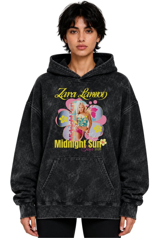 Zarıa Larsson Singer Printed Unisex Oversize Washable Hoodie Sweatshirt